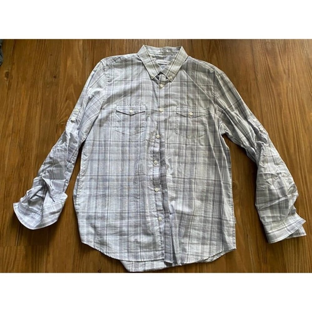 Calvin Klein Men's Button Up Shirt (Medium)